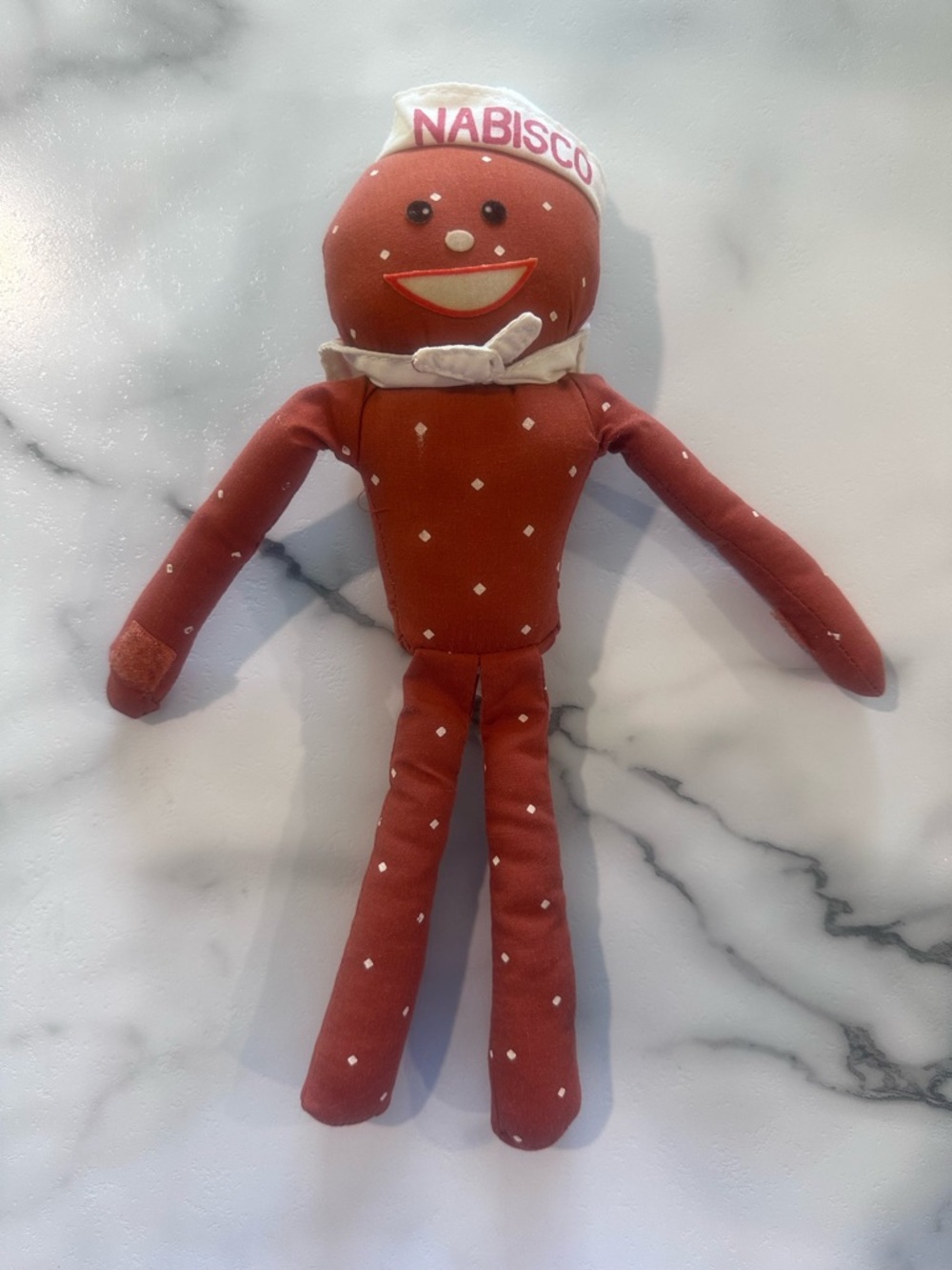 Mister Salty NABISCO Pretzel Mascot Vintage Cloth Advertising Doll Character EUC